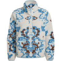 Fleece-Pullover mit abstraktem Muster