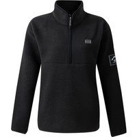 Teddy-Fleece-Pullover mit halbem Reißverschluss