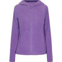 Klassische Fleecejacke mit Kapuze