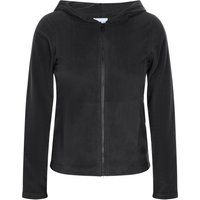 Minimalistische Fleecejacke mit Kapuze