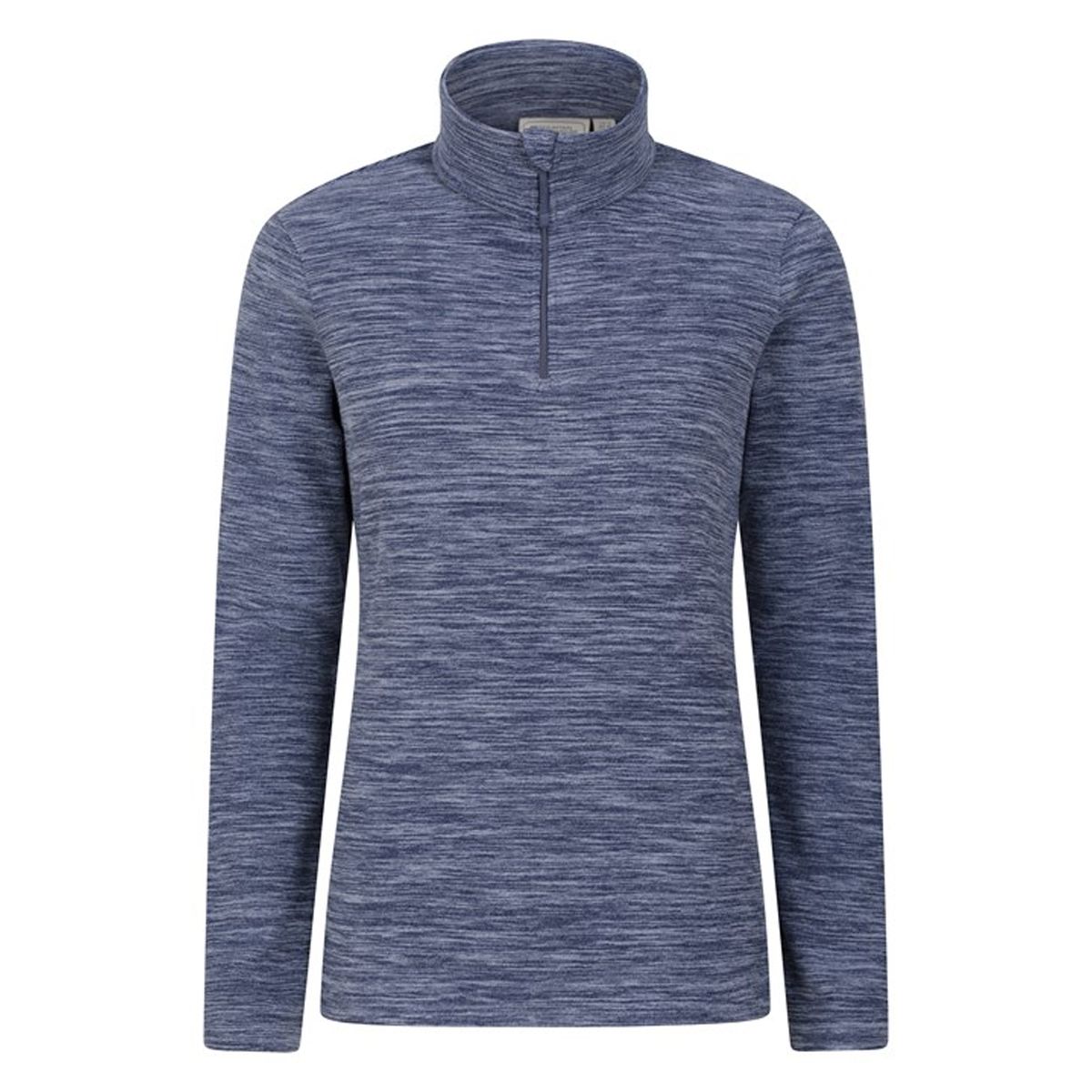 Snowdon Melange-Fleece mit Halbreißverschluss