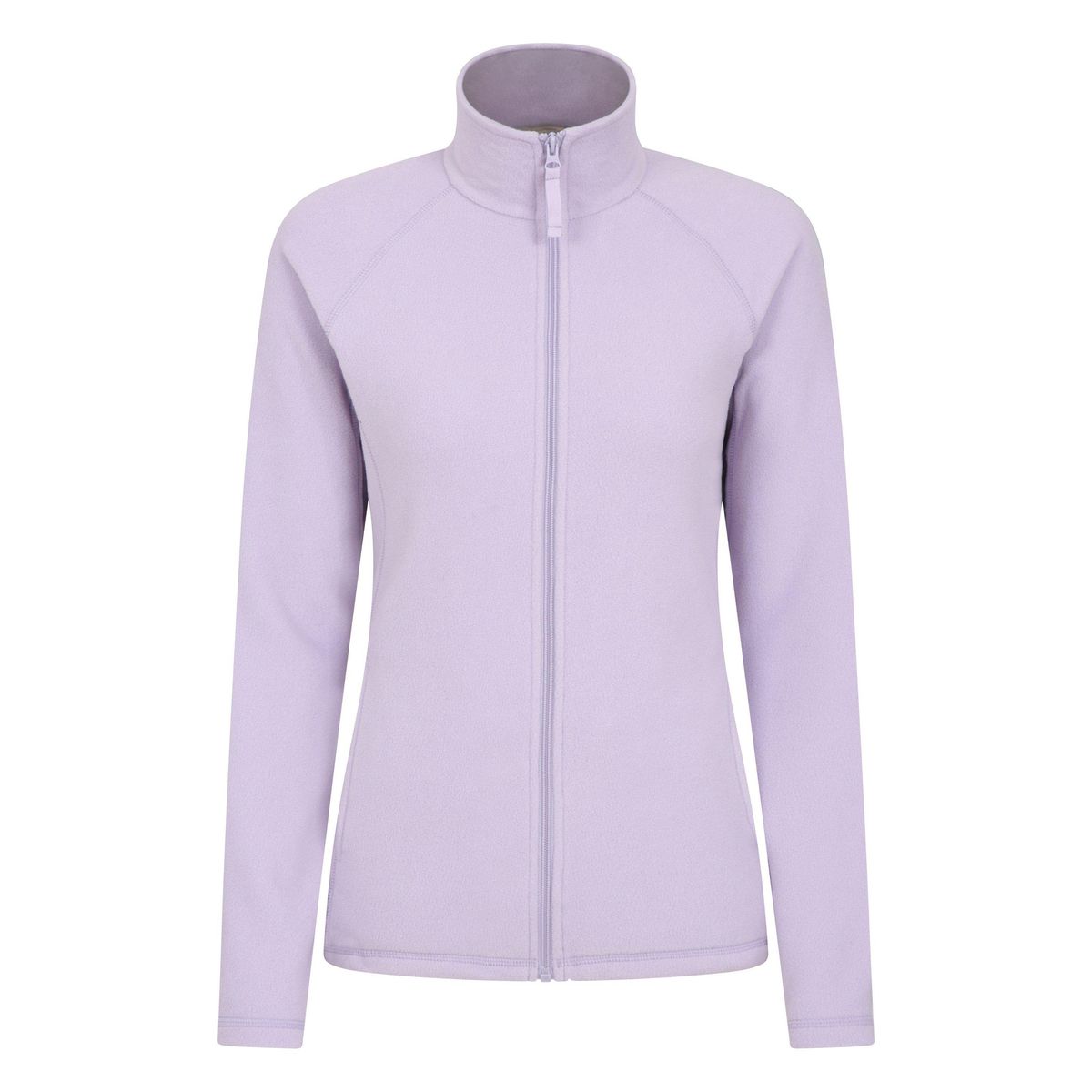 Soft-Touch Microfleece-Jacke mit Reißverschluss