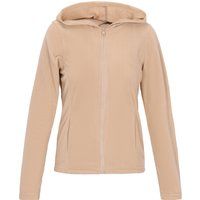 Kuschelige Fleecejacke mit Kapuze