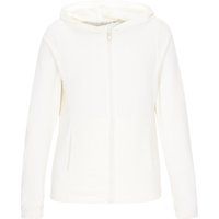 Fleecejacke mit Kapuze und Reißverschluss