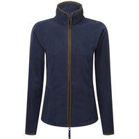 Artisan Fleecejacke mit Kontrastbesatz