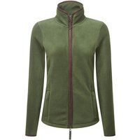 Fleecejacke mit Kontrast-Besatz