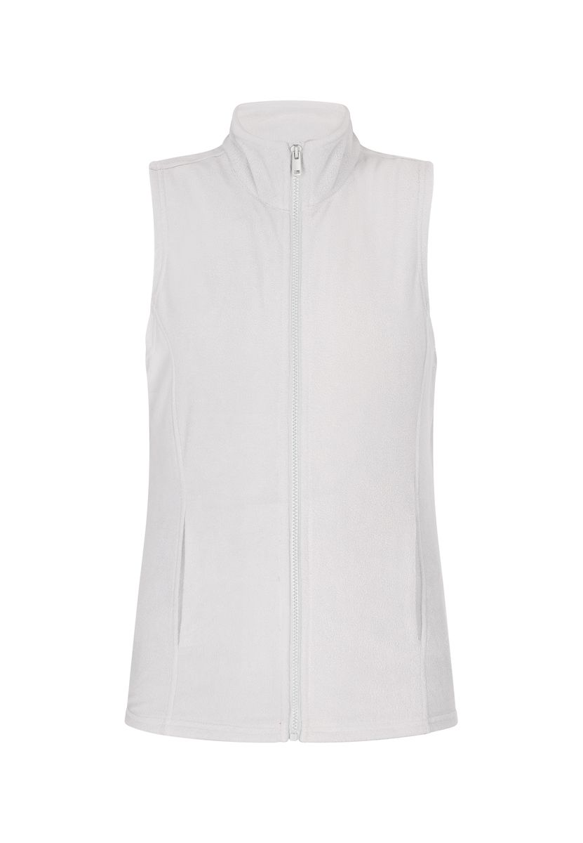Sportliche Fleece-Weste in schmaler Passform