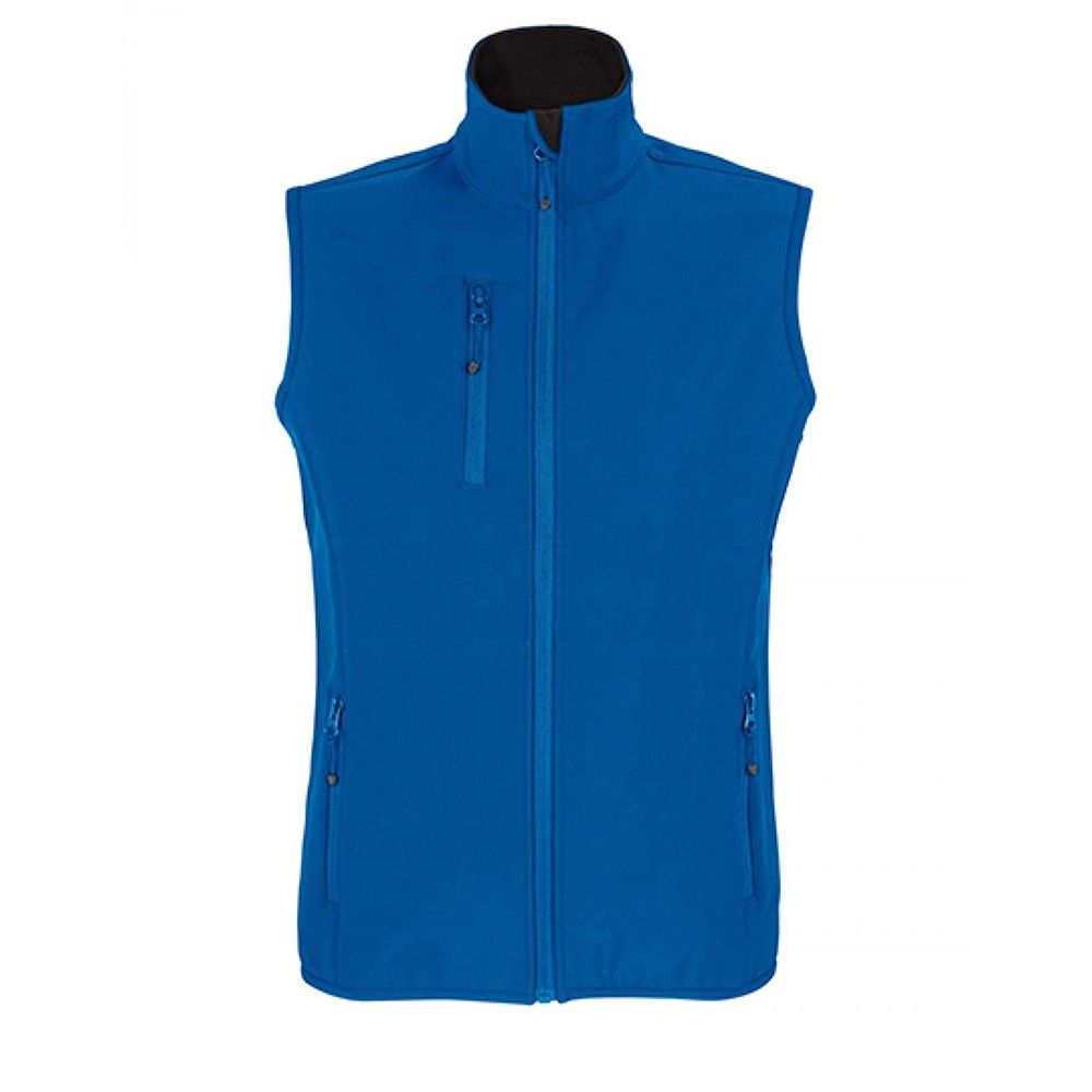Funktionale Softshell-Weste mit Reißverschluss
