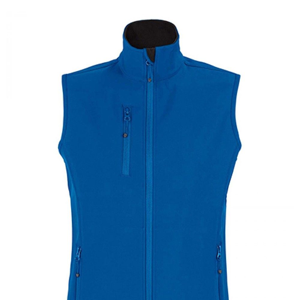 Funktionale Softshell-Weste mit Reißverschluss