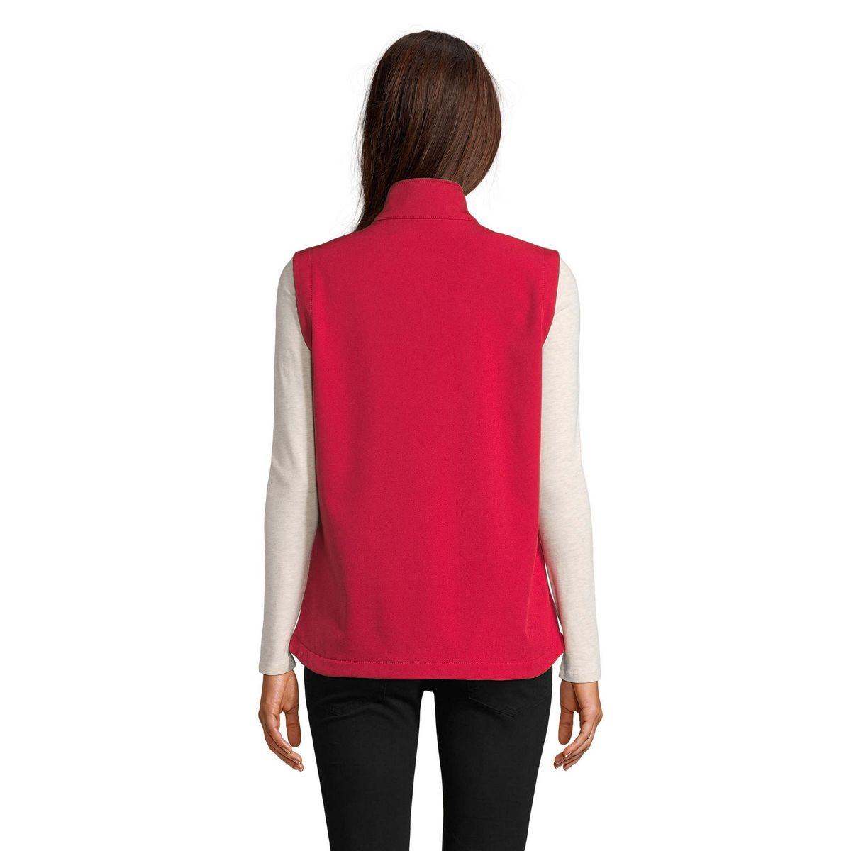 Softshell-Weste mit Fleece-Futter
