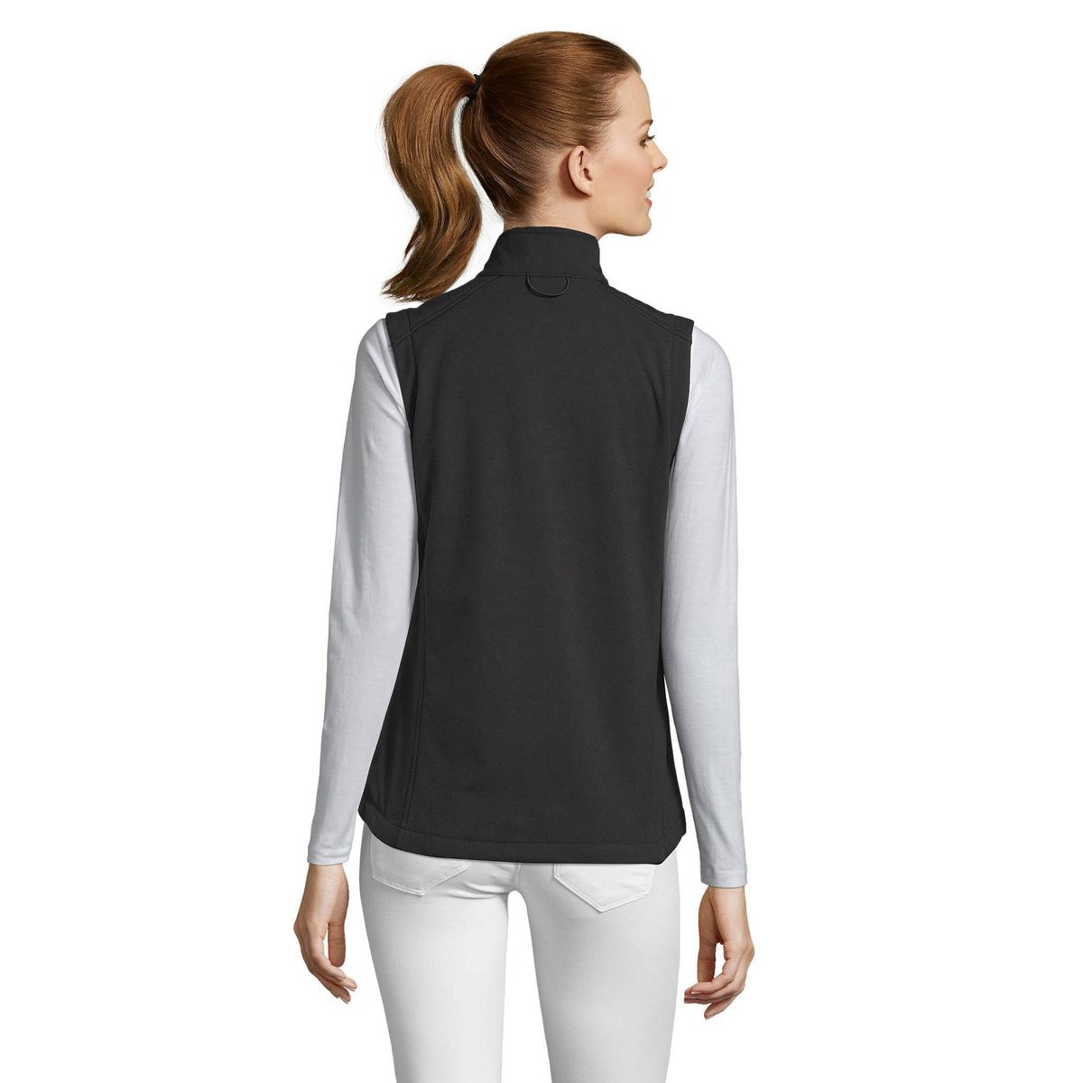 Funktionaler Softshell-Layer mit Reißverschluss
