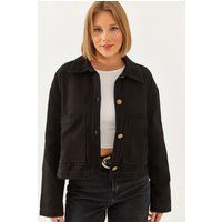 Bestickte kurze Hemdjacke