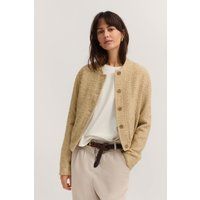 Strukturierte Bouclé-Blousonjacke