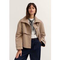 Kurze Jacke im Trenchcoat-Stil