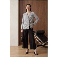 Eleganter taillierter Crepe-Blazer