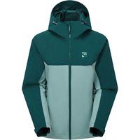 Leichte wasserdichte Wanderjacke im Color-Blocking-Design