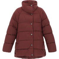 Wattierte Pufferjacke mit hohem Stehkragen