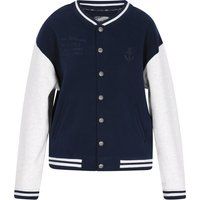 Zweifarbige Varsity Bomberjacke