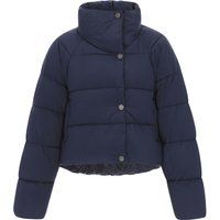 Kurz geschnittene Steppjacke mit Stehkragen