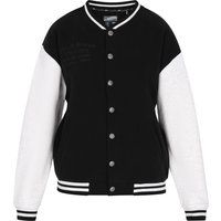 Vintage-Stil Varsity-Jacke mit Farbblock