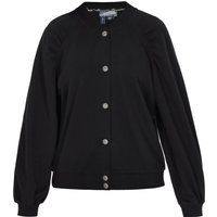 Vintage-Strickbomberjacke mit Laternenärmeln