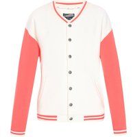 Strickjacke im Vintage-Colorblock-Stil