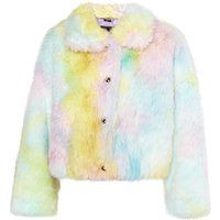 Statement-Blouson aus Kunstpelz