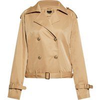 Zweireihige kurze Trench-Jacke
