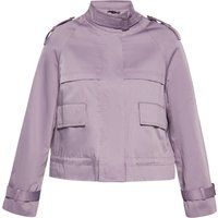 Strukturierte Utility-Jacke mit Schnallenkragen