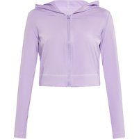 Kurze Kapuzenjacke mit Reißverschluss
