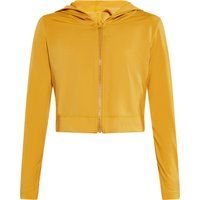 Kurzer Kapuzenpullover mit Reißverschluss