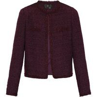 Elegante Bouclé-Jacke mit Metallic-Glanz