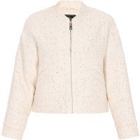 Strukturierte Kurzjacke mit Pailletten