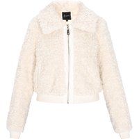 Kuschelige Teddy-Fleece Jacke mit Reißverschluss