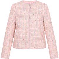 Elegante Bouclé-Tweed-Jacke