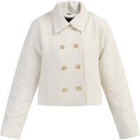 Doppelreihige Bouclé-Tweed-Jacke