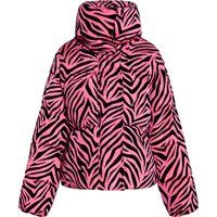 Zebra-Print Steppjacke