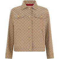 Jacke mit All-Over Monogramm-Print