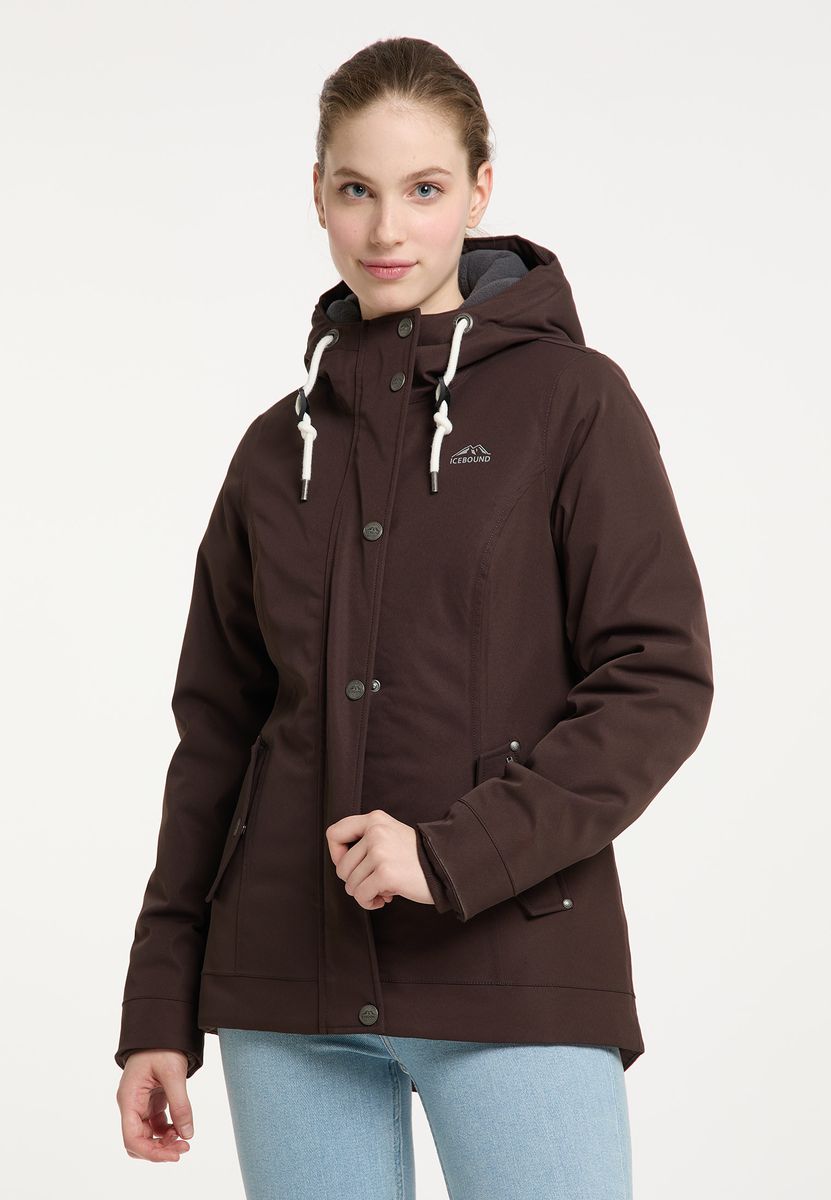Wasserfester Outdoor-Parka mit Kapuze