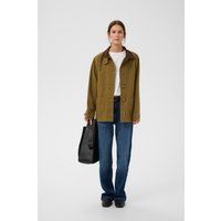 Utility Chore-Jacke mit Kontrastkragen