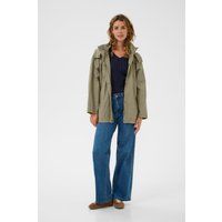 Lockere Kapuzenjacke im Utility-Stil