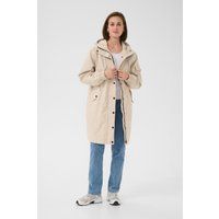 Mittellanger Oversized-Parka mit Kapuze