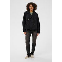 Doppelreihige Oversize-Kurzjacke