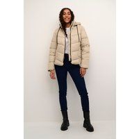 Gesteppte Pufferjacke mit Kapuze