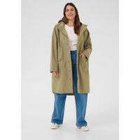 Lässige Lange Parkajacke mit Kapuze