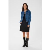 Klassische Jeansjacke mit Knopfleiste