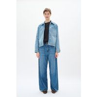 Relaxed Fit Jeansjacke in Heller Waschung