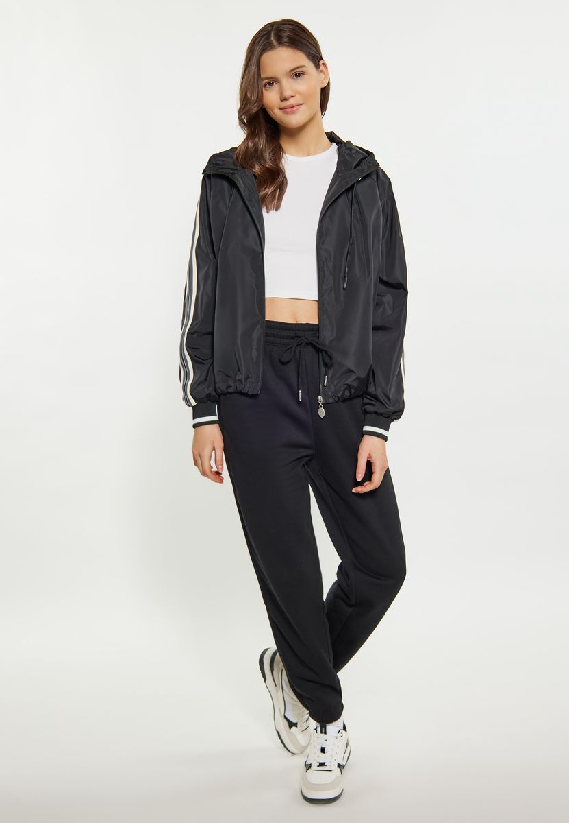 Kurzer Blouson mit Kapuze