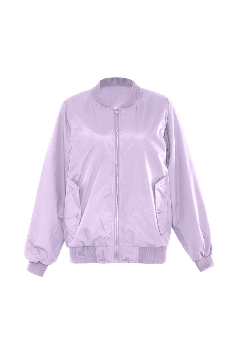 Sportliche Blousonjacke mit Satin-Finish