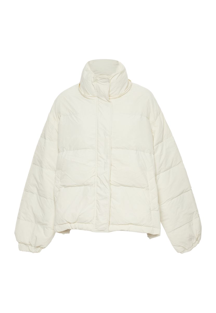 Oversize-Steppjacke mit Stehkragen